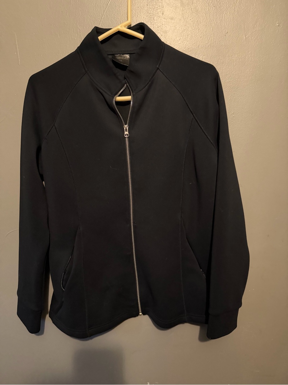 Source Unknown Black Zip-Up Women's Hoodie Jacket